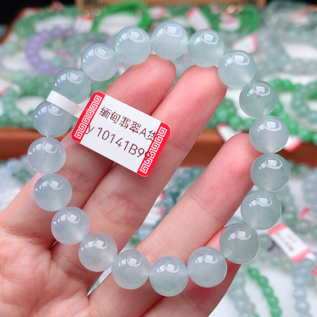 翡翠手链未镶嵌翡翠10mm