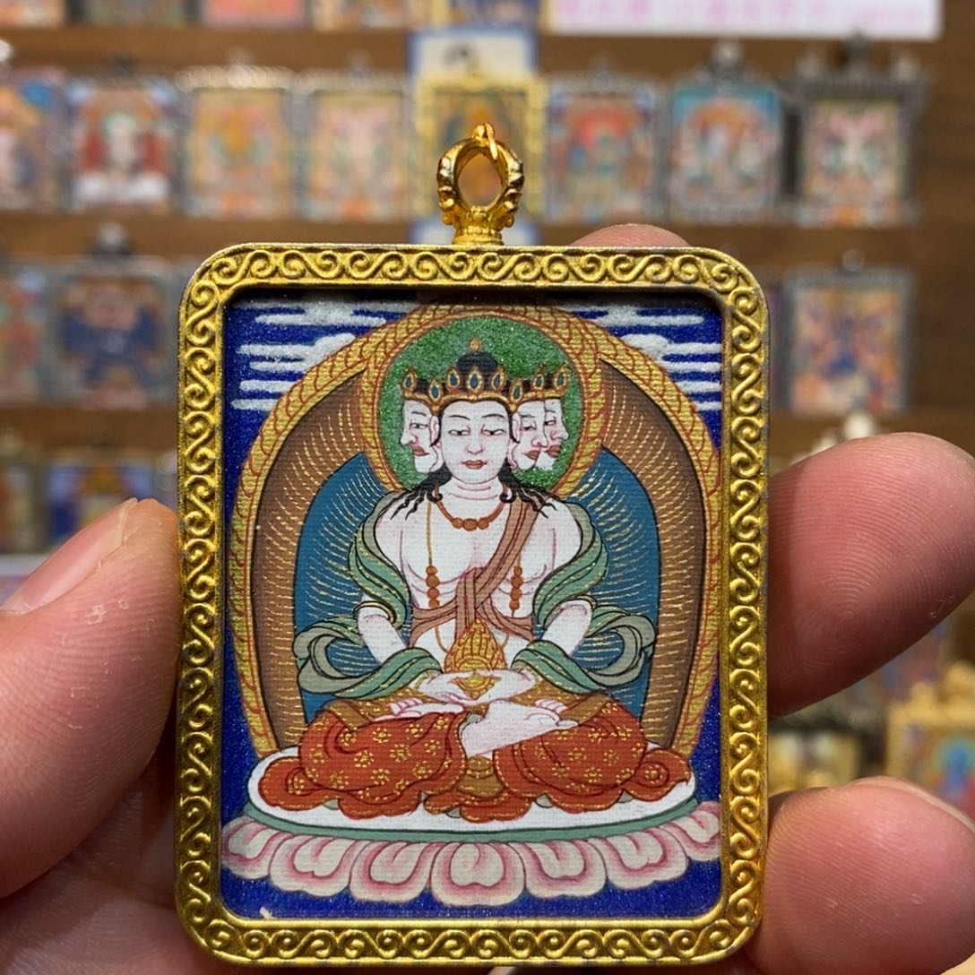 手链嘎松作品大日唐卡