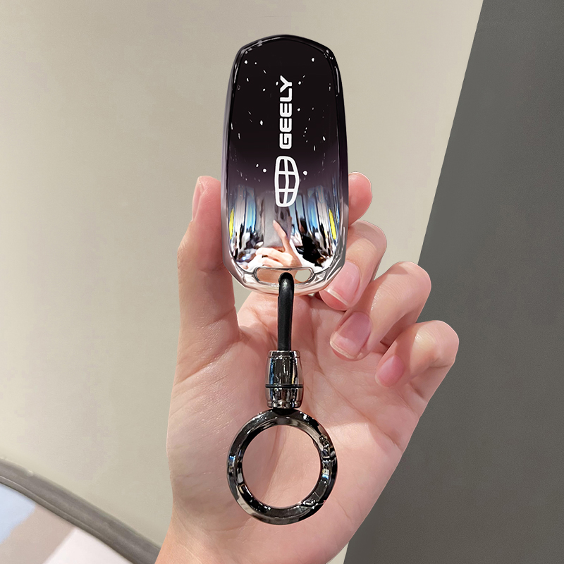 专用吉利博越钥匙套gl星越帝豪gs博瑞x6远景星瑞熊猫mini汽车扣壳
