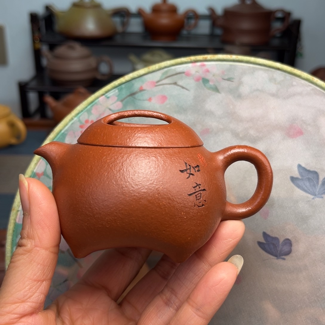 紫砂茶壶思*涵手工制作