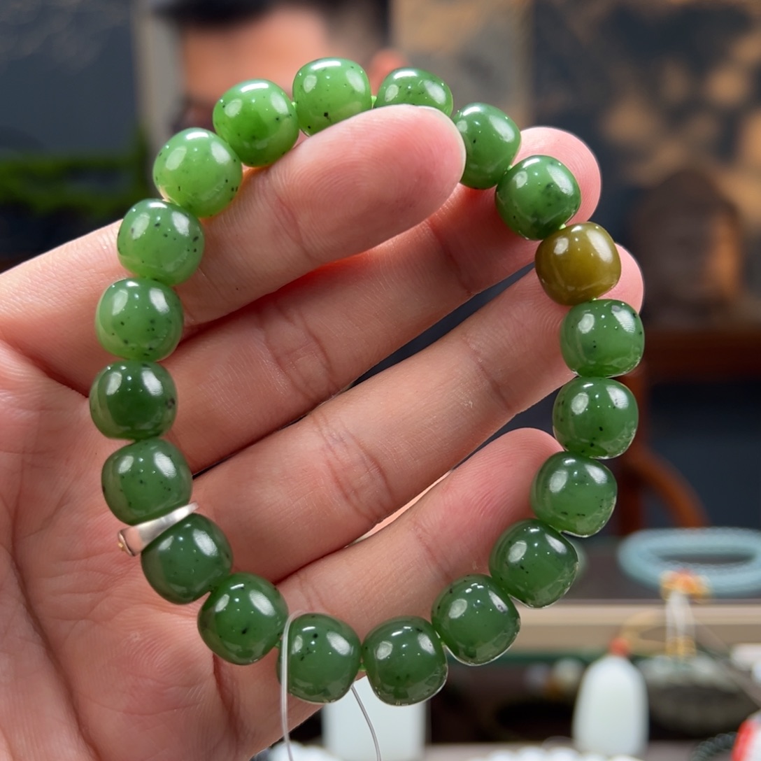 手串未镶嵌和田玉卡11mm