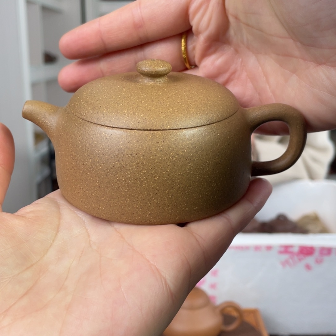 紫砂茶壶段泥井栏130cc