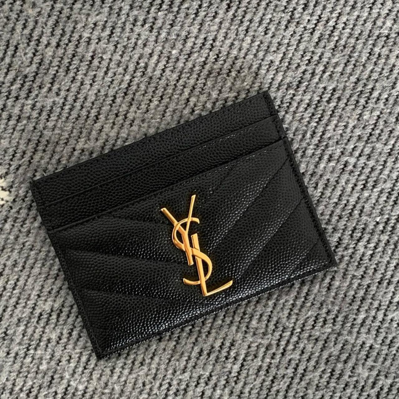 99新 YSL/圣罗兰 大吉中古/YSL圣罗兰黑金卡包