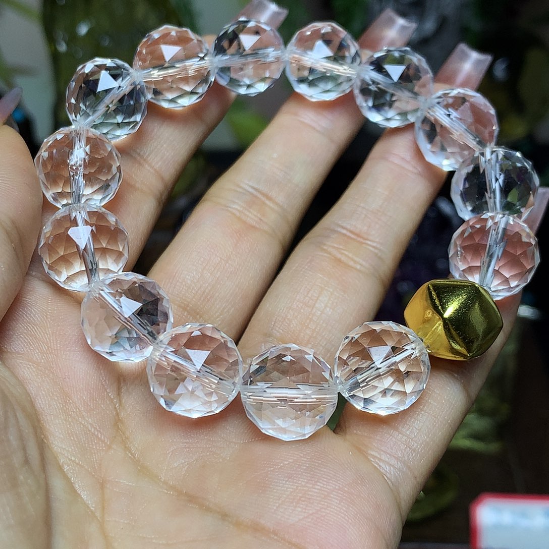 锦***来水晶手链银S925镶嵌天然