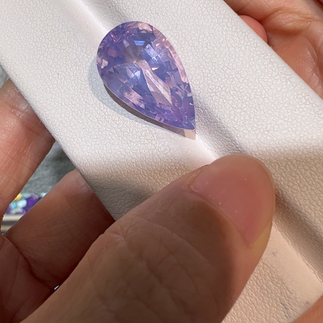 珠宝半成品紫晶未镶嵌11ct
