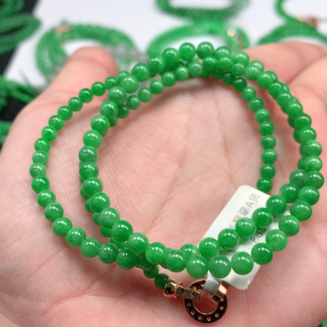 翡翠手链未镶嵌翡翠