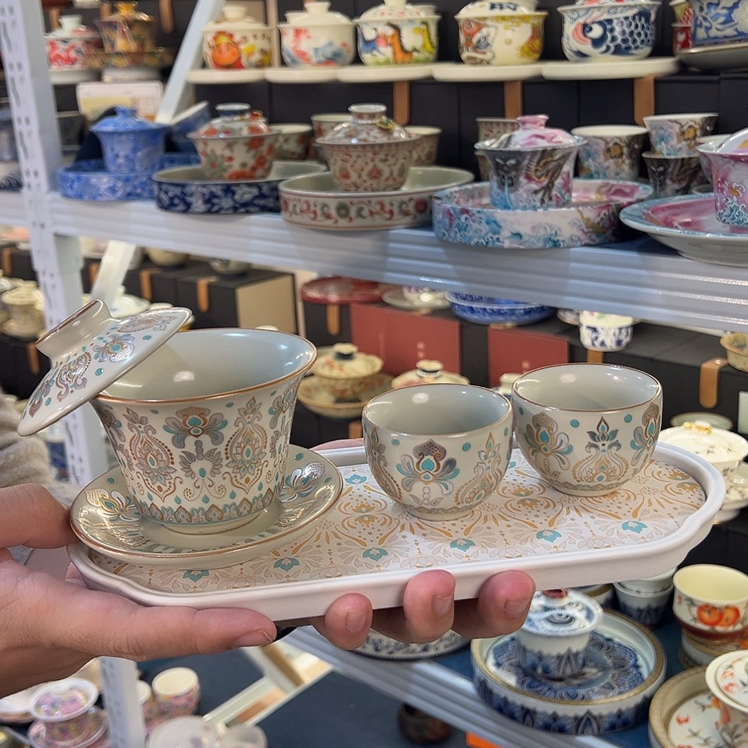 盖碗很漂亮我很喜欢