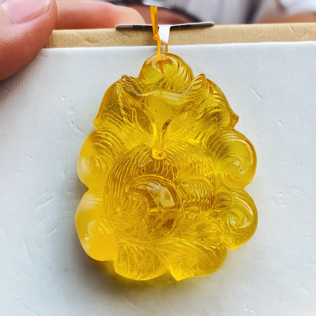 蜜蜡颈饰未镶嵌天然保真假一赔十1