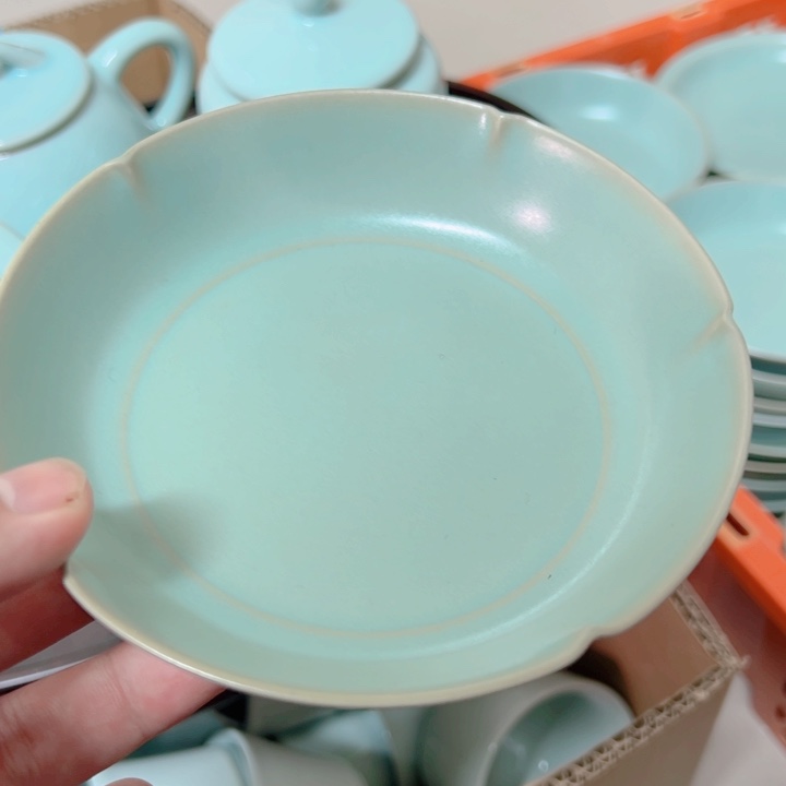 杯原产地生产汝瓷瑕品