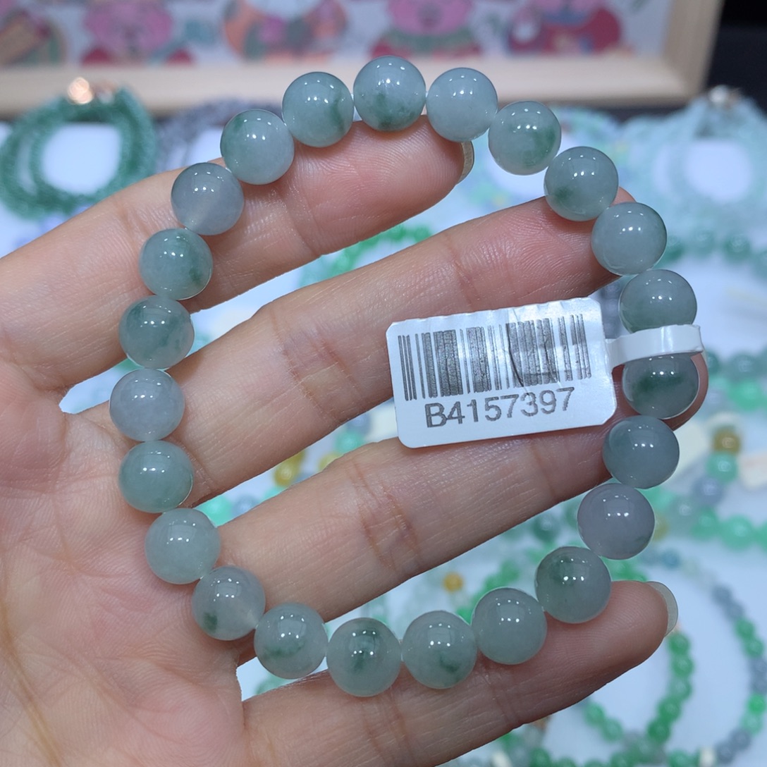 翡翠未镶嵌手链天然