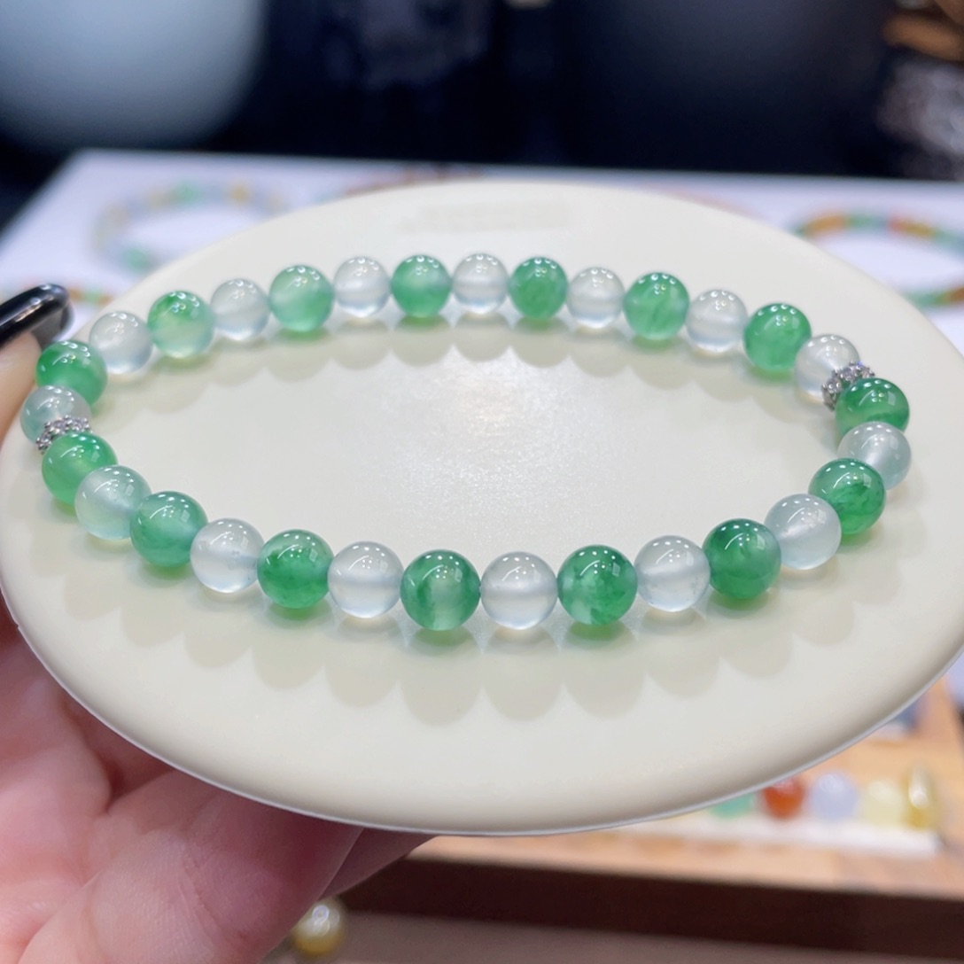 未镶嵌手链翡翠卡6