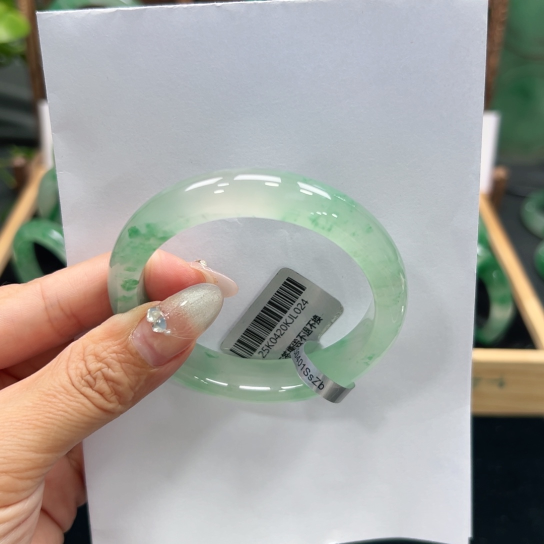 〃***丽石英质玉手镯未镶嵌➕佳佳56