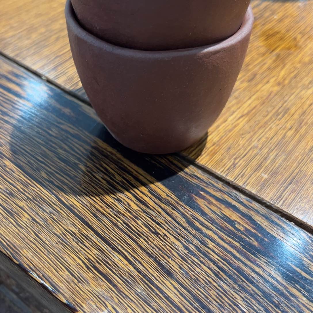 茶壶紫砂唐*懿两个紫泥杯子120c c