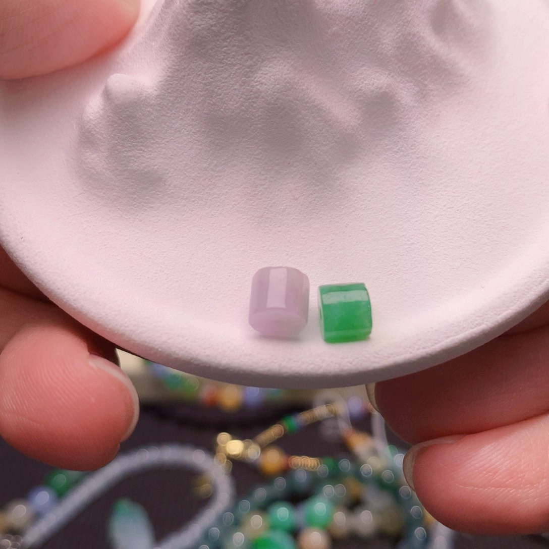 翡翠散珠七彩珠珠85