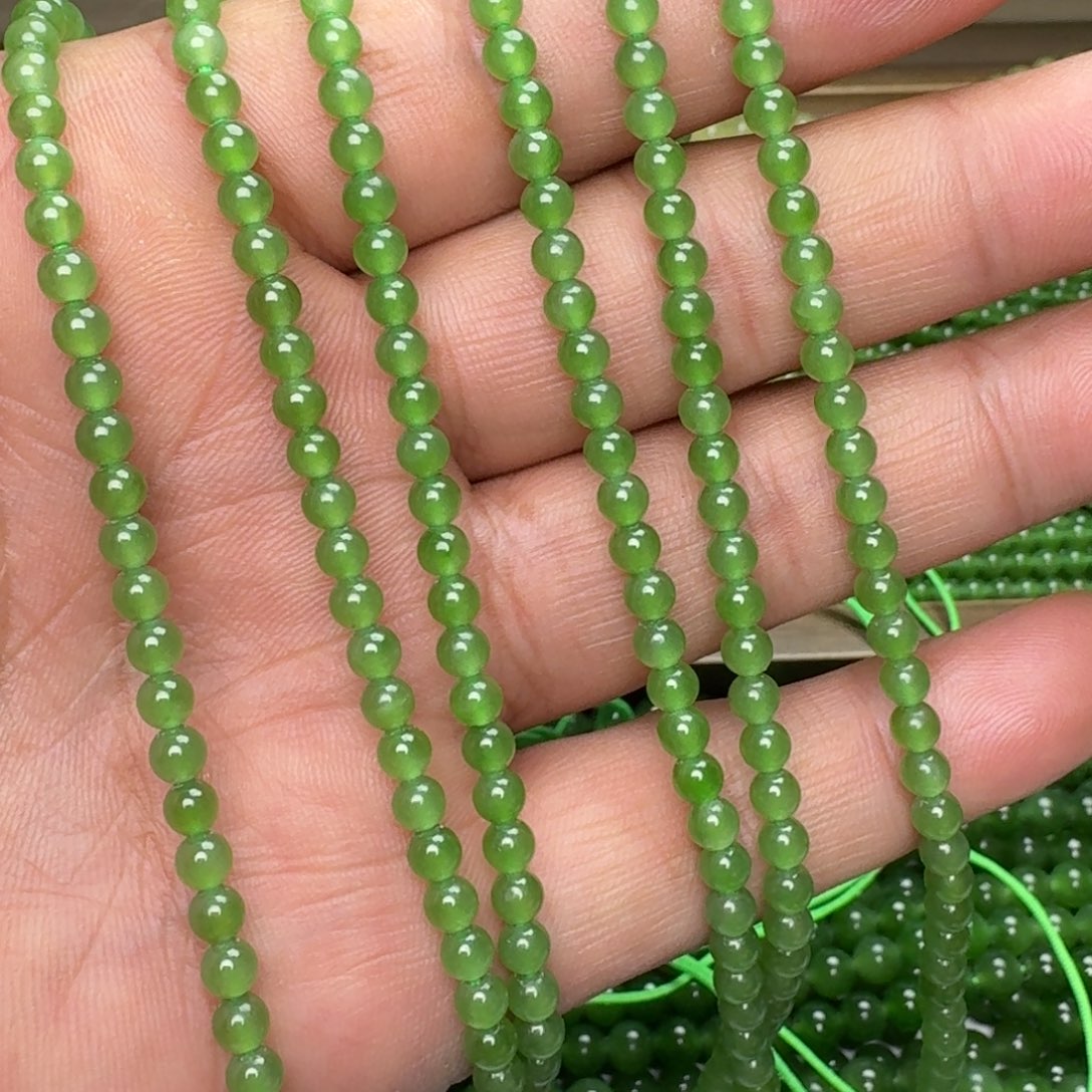 和田玉未镶嵌颈饰碧玉苹果绿卡4 买一发一