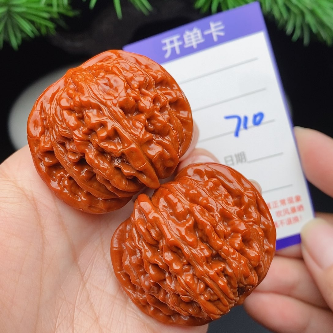 把件文玩核桃44四座楼狮子头710