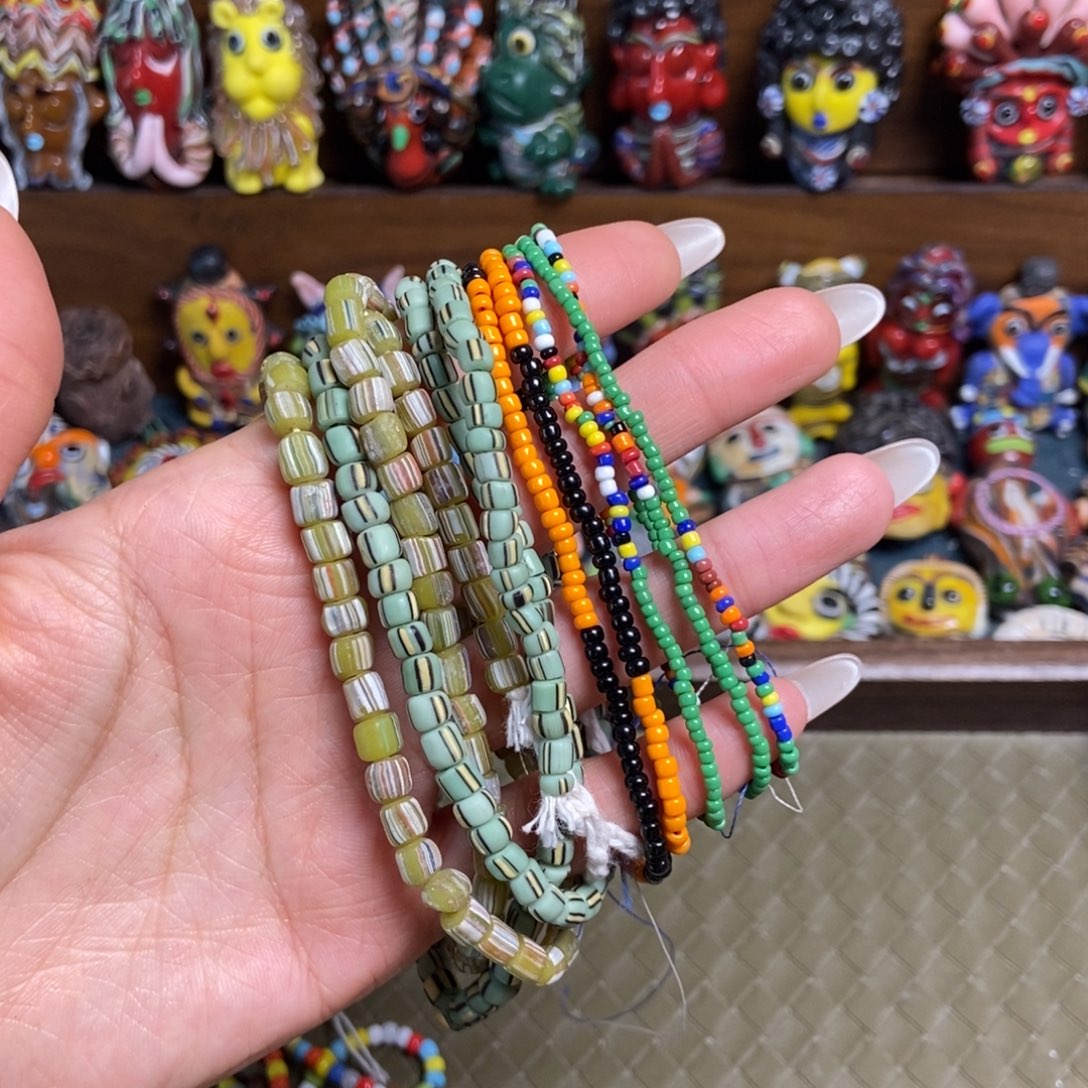 颈饰玻璃琉璃链子