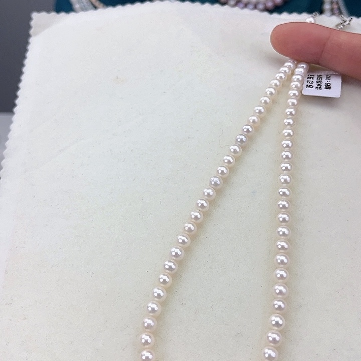 淡水珍珠颈饰未镶嵌卡5炫彩