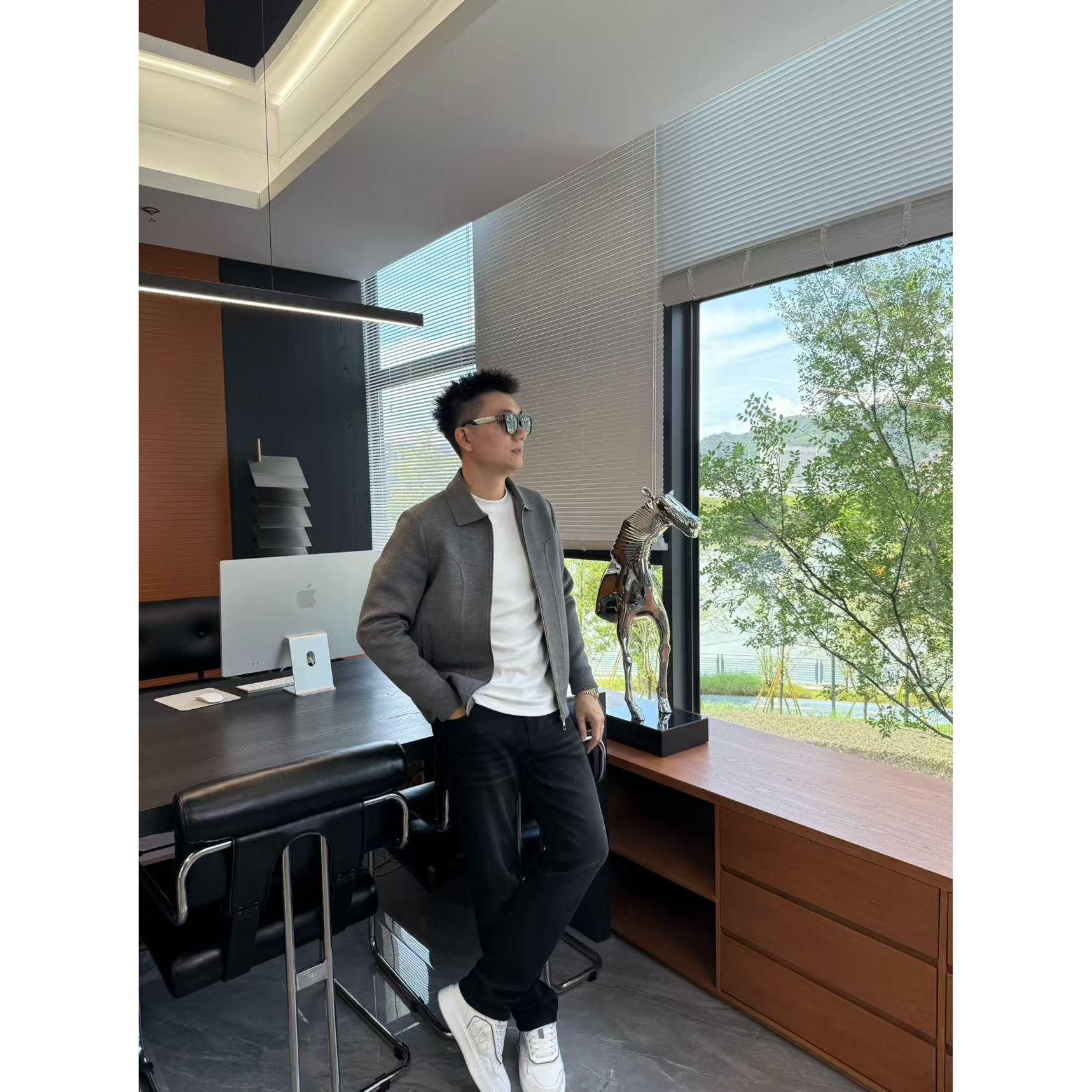 陆老板-2025秋季新款休闲时尚男士夹克-6103