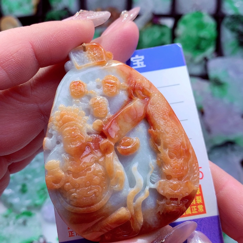 【闪购商品】翡翠颈饰未镶嵌挂件