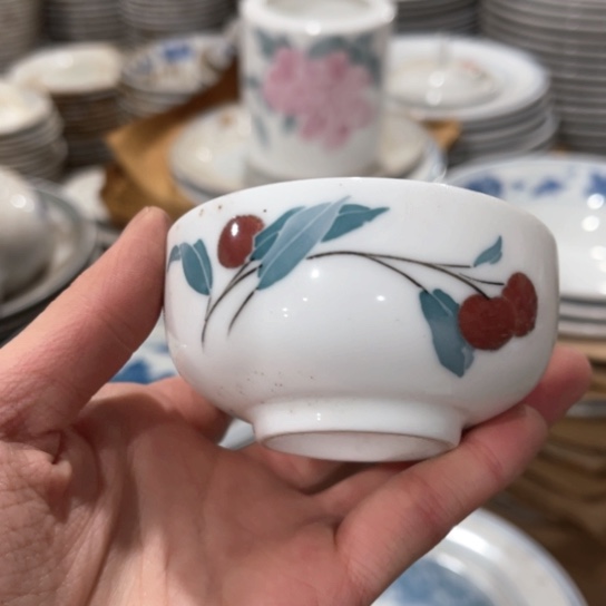 瓷醴陵高温瓷手绘80毫升