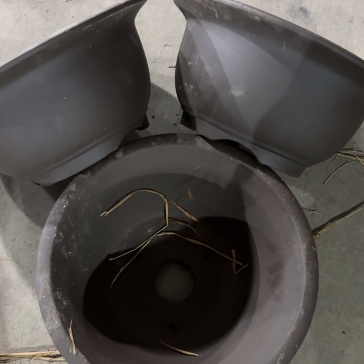 紫砂花盆100-3。        