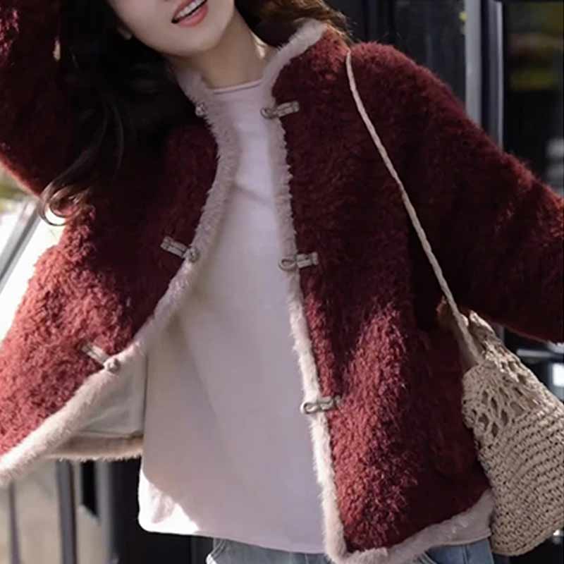 【奶皮子棉服】2025冬款上新舒适保暖外套时尚气质百搭棉衣女高级感