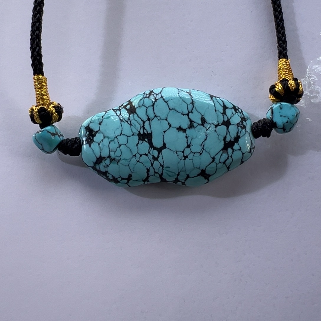 绿松石未镶嵌挂件