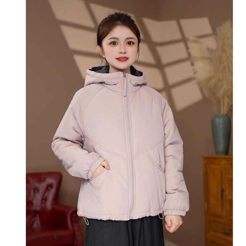 管公子--2025年冬季新款原创保暖防风派克服宽松连帽外套棉衣