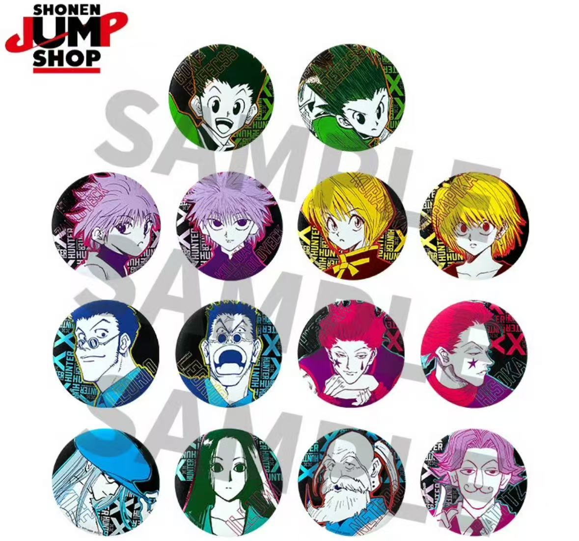 【辣条甄选】全职猎人 上海js 浮雕吧唧 盲盒默认代拆