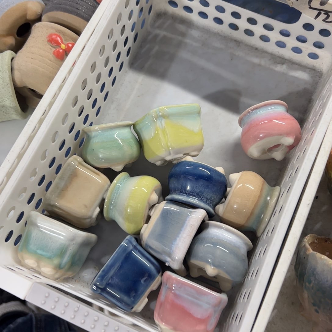 陶瓷多肉小花盆@@1986