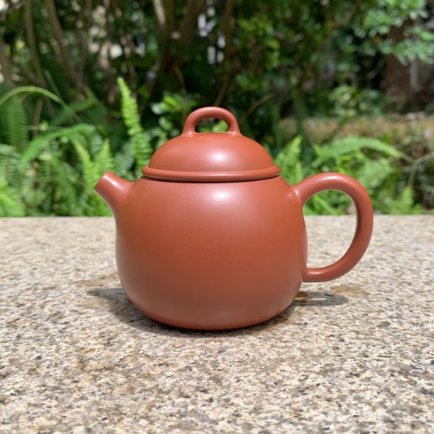 广西钦州坭兴陶新中式泡茶壶复烧壶球孔出水容量150cc