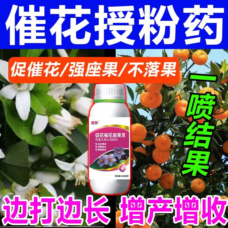 【正品】授粉座果精催花提高授粉坐果率座果灵防落素蔬菜果树通用
