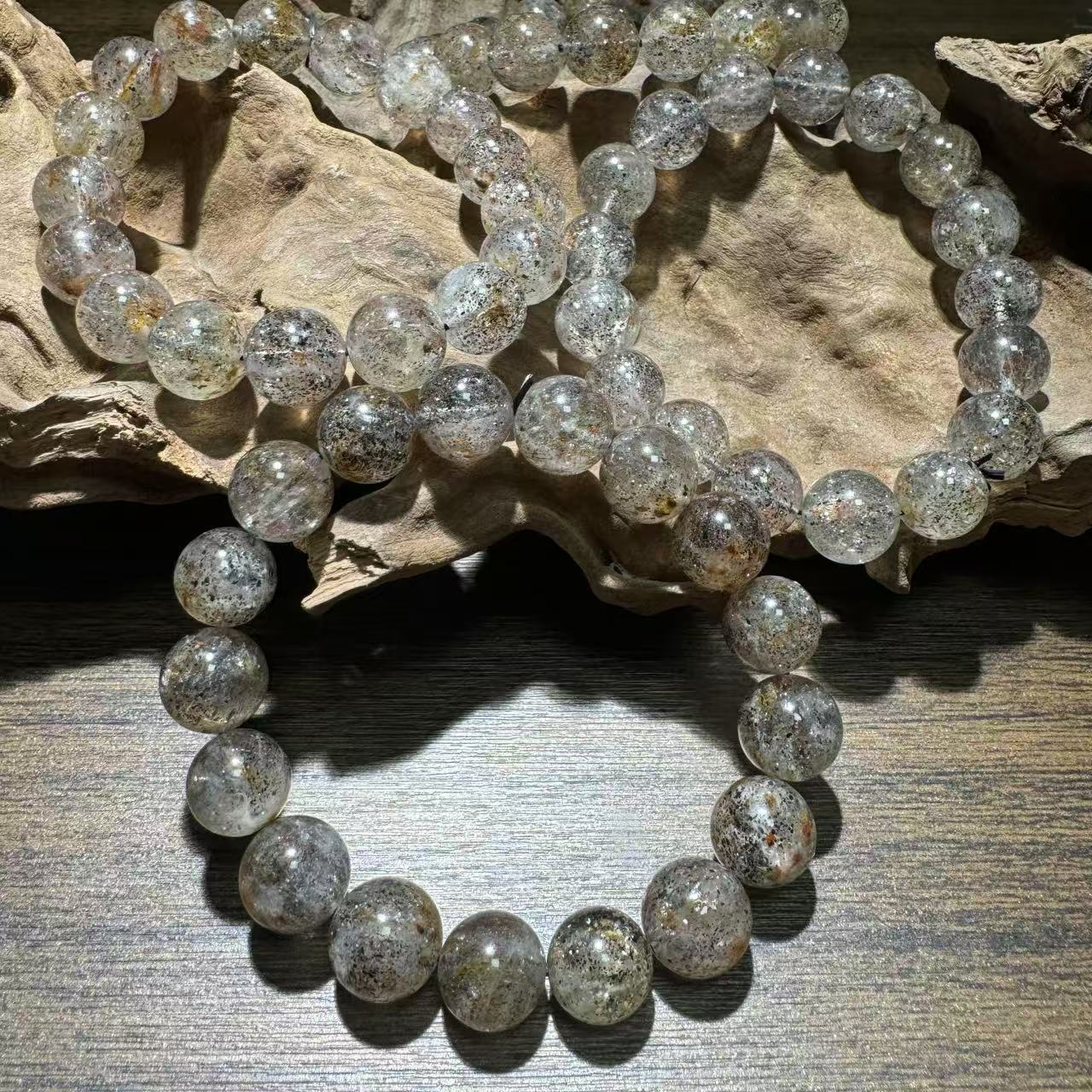 【云上水晶】Z432 金草莓手串 多样性发其一