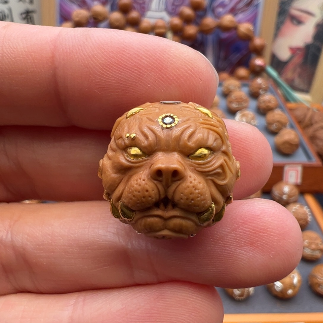 吊坠猴头核桃狗王