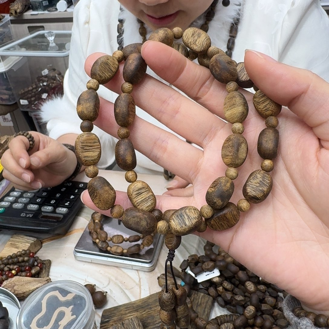 手串沉香白棋母树留疤17 克+多样性发一