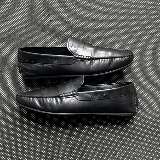 95新 TOD’S/托德斯 43码 28.5cm 黑色 托德斯 一脚蹬 豆豆鞋