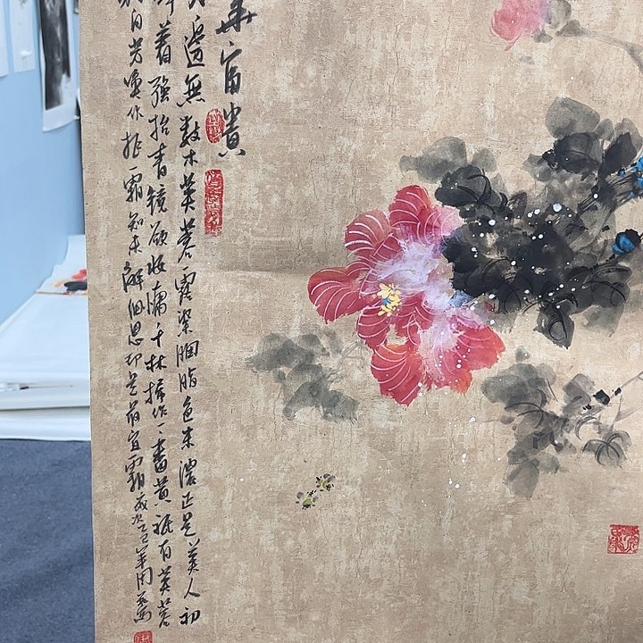 国画宣纸国画纯手绘作品