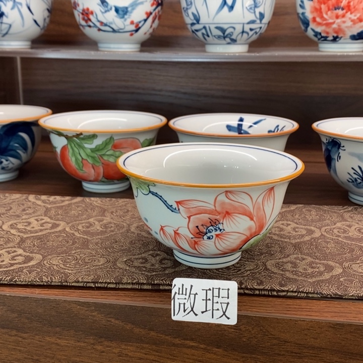 釉下老陶泥手工绘制