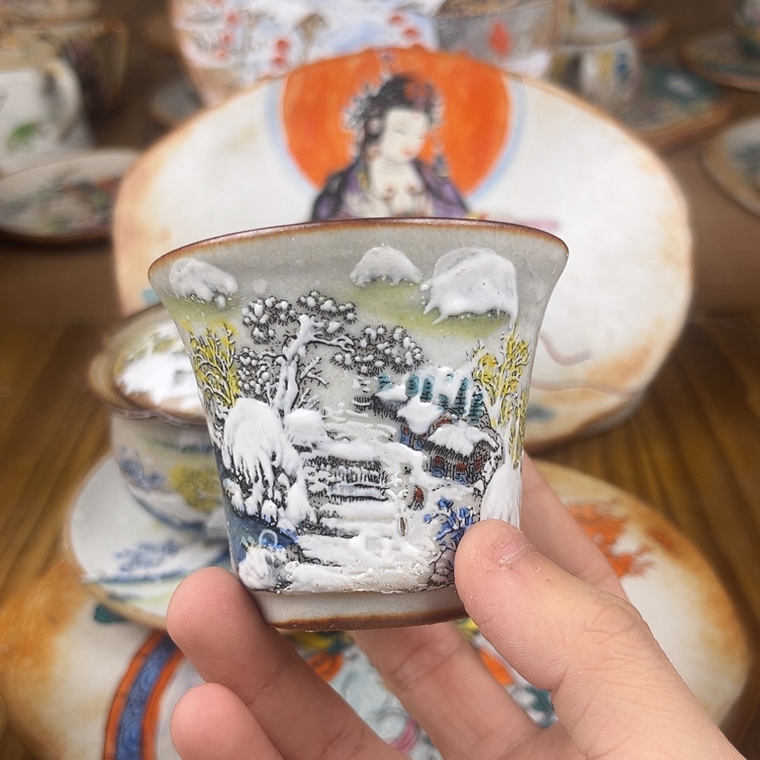 李***黛杯景德镇陶瓷手作
