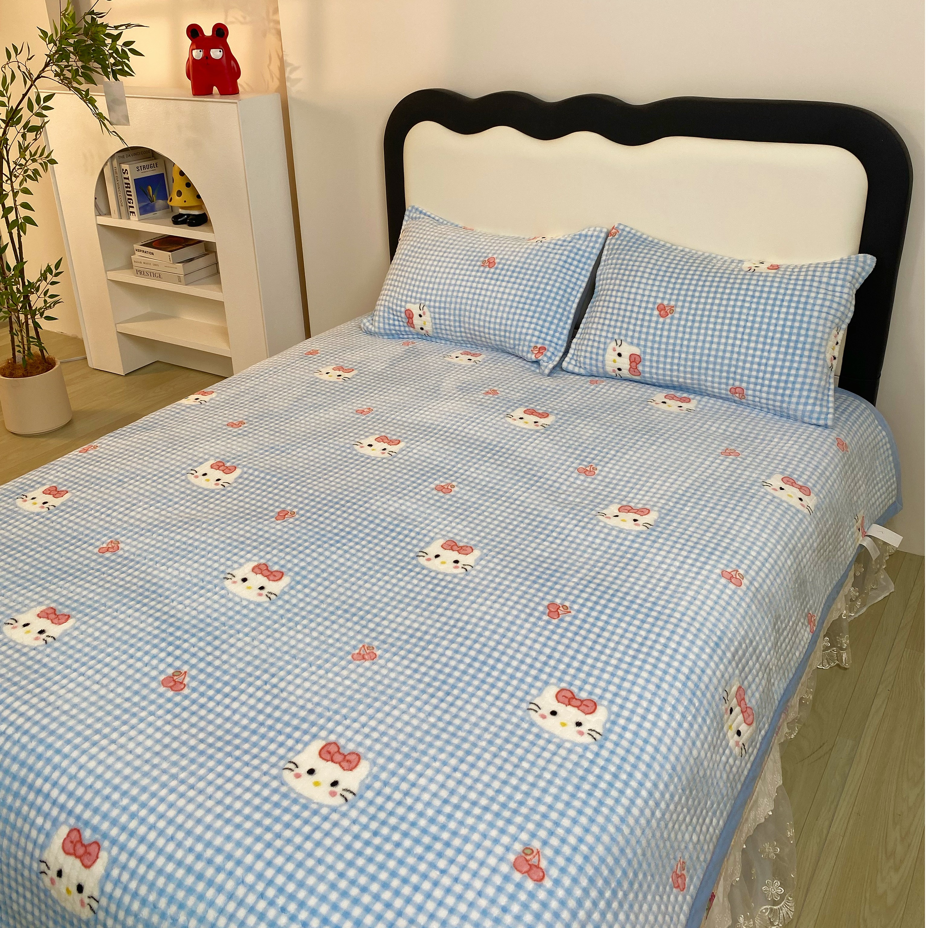 【宝宝绒床盖】200/230保暖舒适床盖家用牛奶绒床盖毯绗缝加厚亲肤