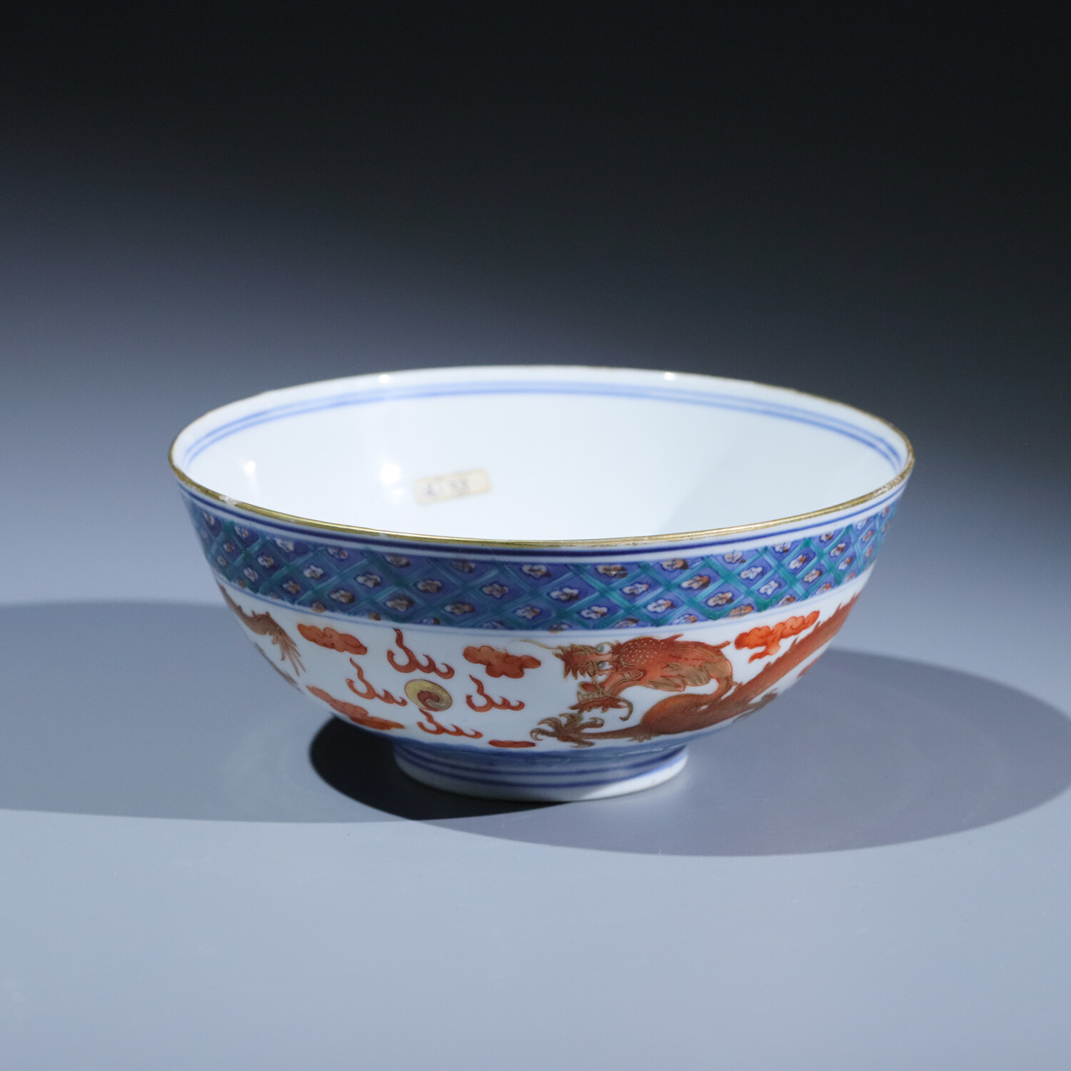 M25LL000888 - （官）清光绪 矾红龙纹碗