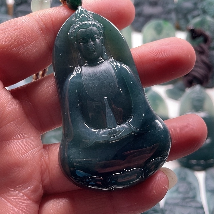 定制翡翠未镶嵌观音