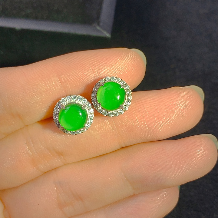 【闪购商品】翡翠银S925镶嵌颈饰翡翠