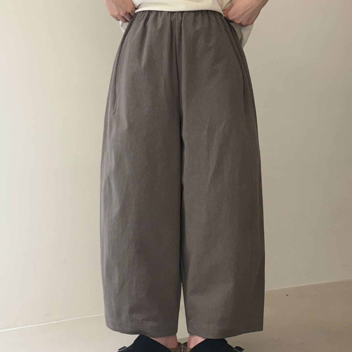 mone 全松紧 97 裤长 松弛裤