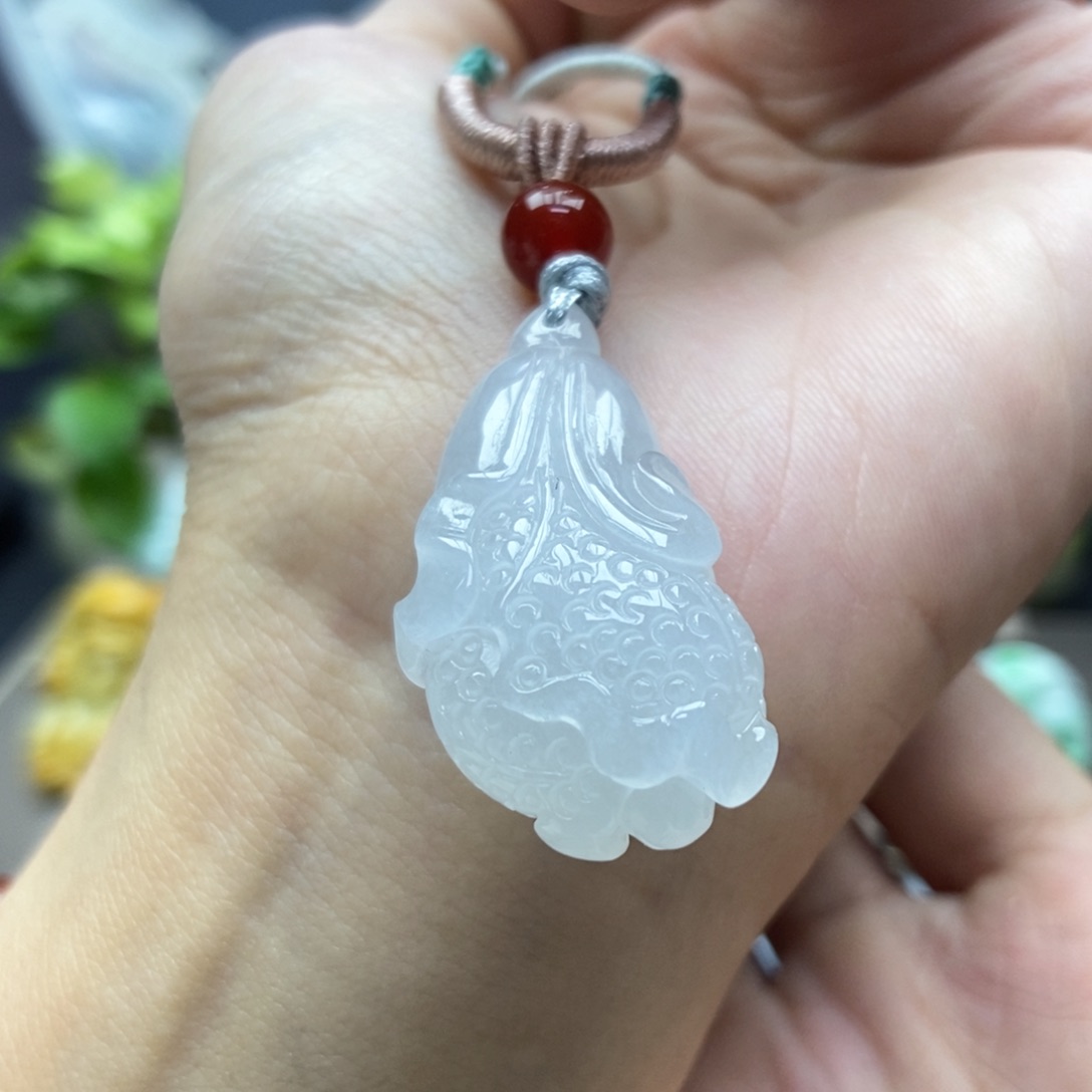 翡翠颈饰未镶嵌吊坠白菜
