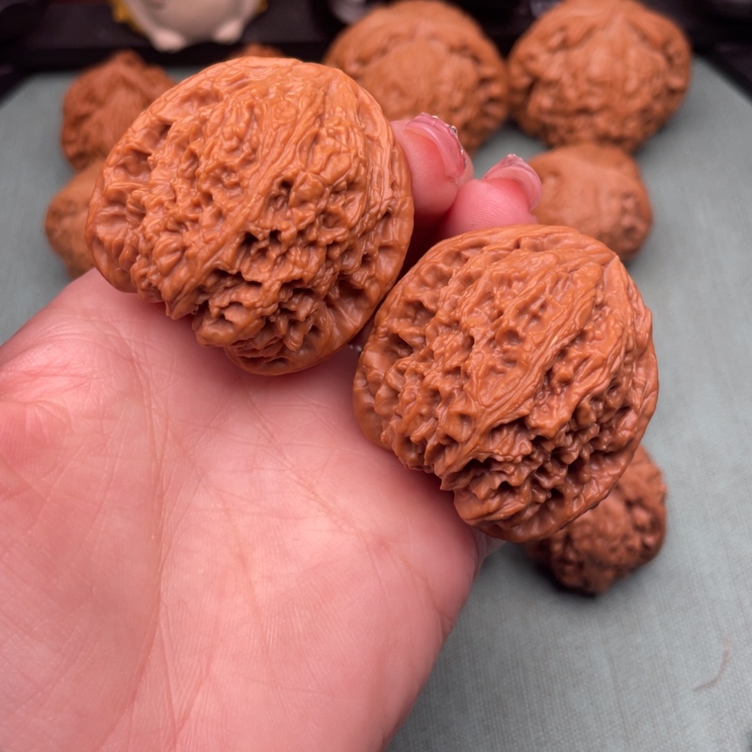 掐***算文玩核桃把件全品南疆石42