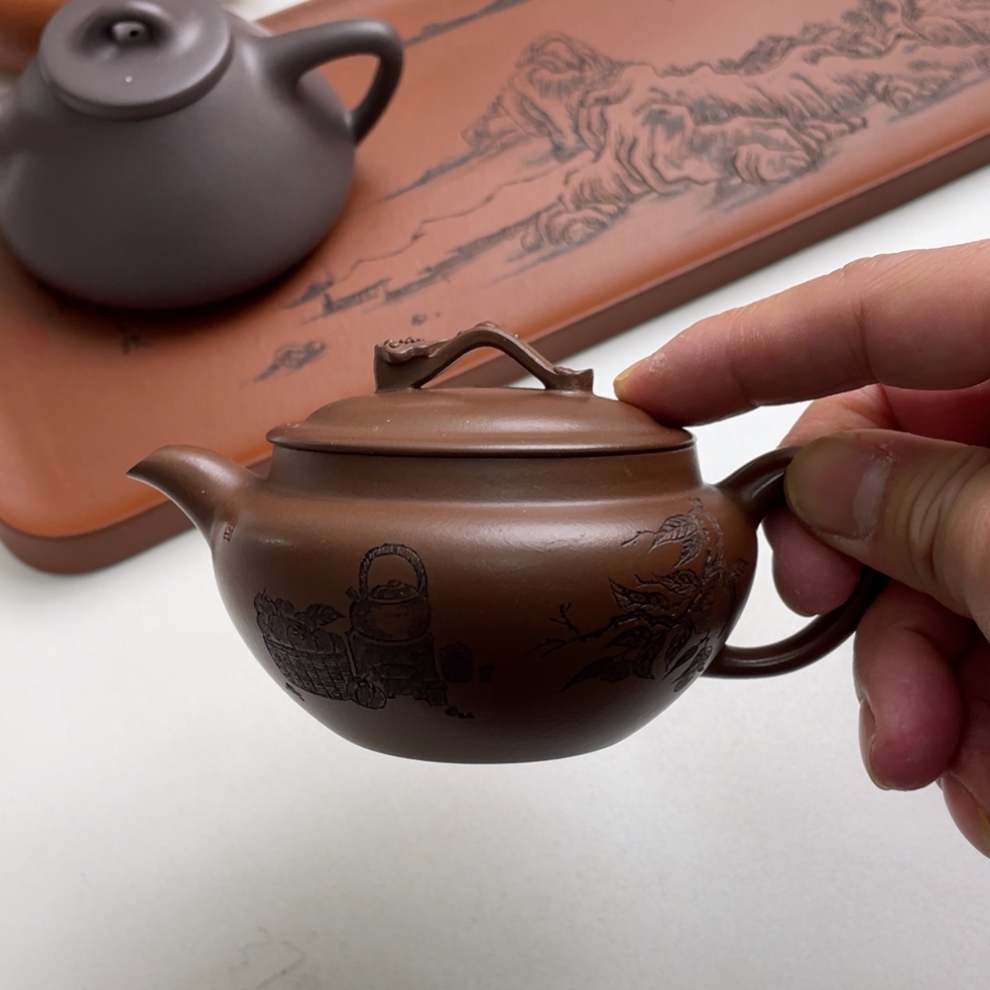 苏***》茶壶紫砂宜兴紫砂半手工