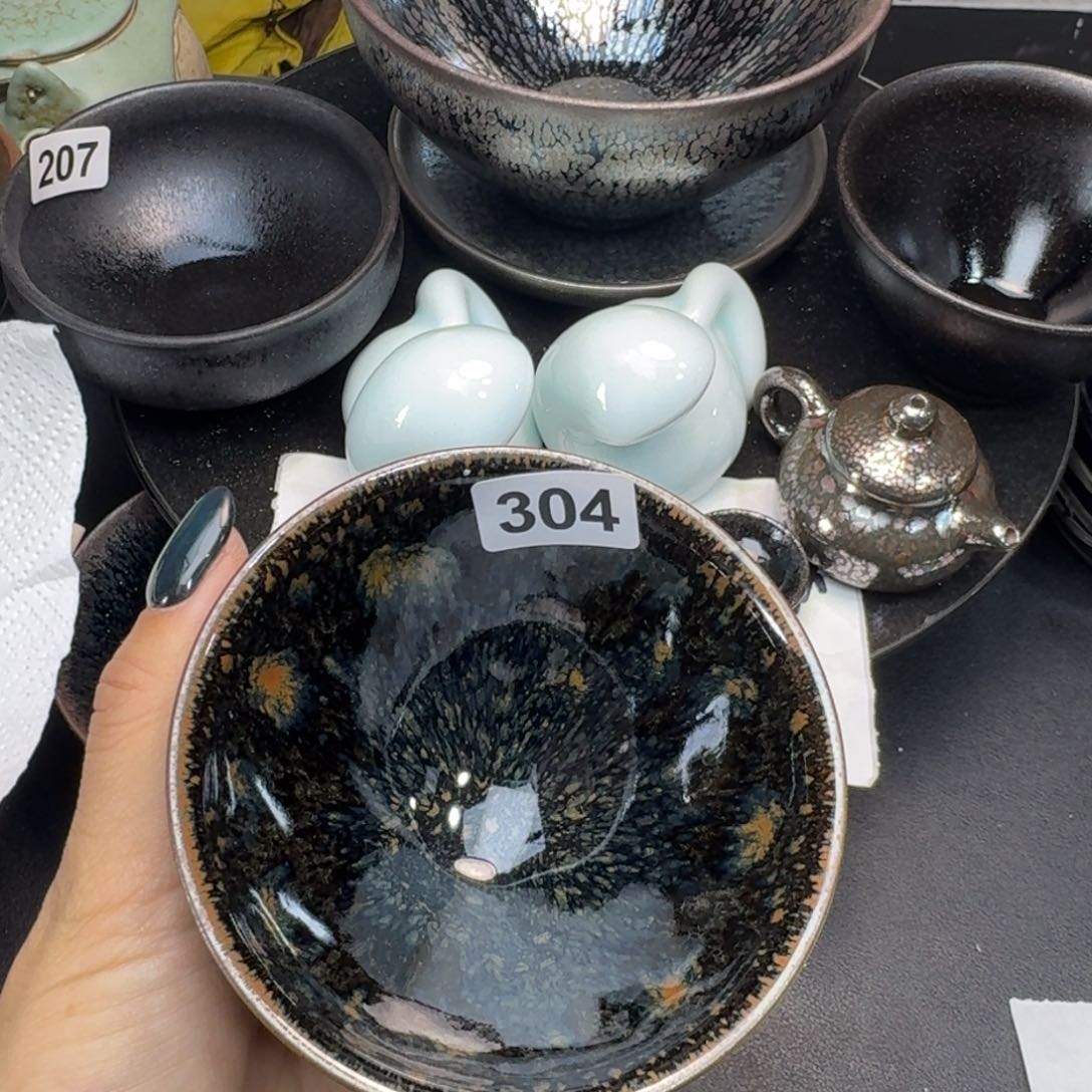 茶盏乐乐千盏茶器304