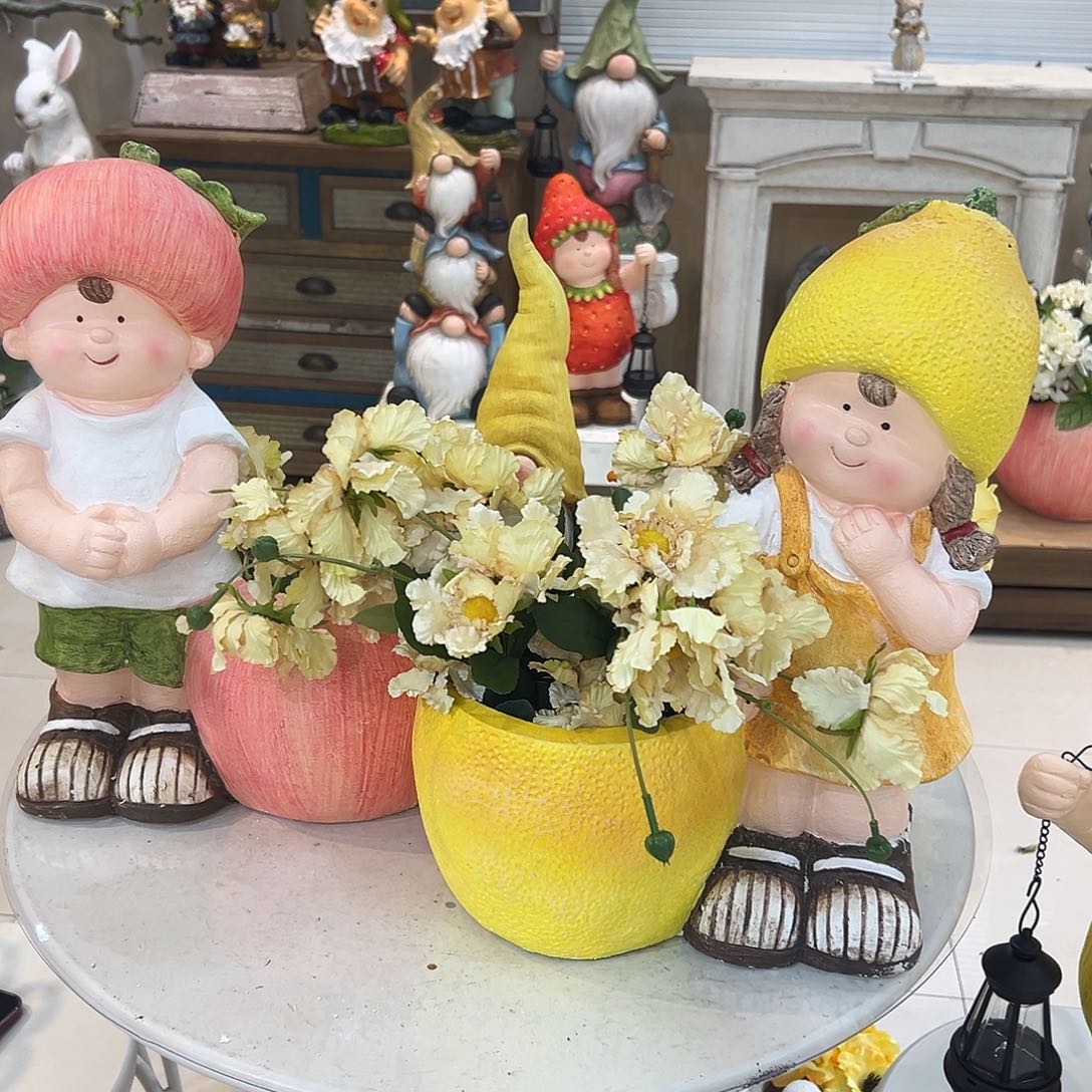 花园摆件红红火火